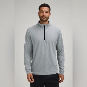 Lululemon Mens quarter zip pull over light sweater EUC